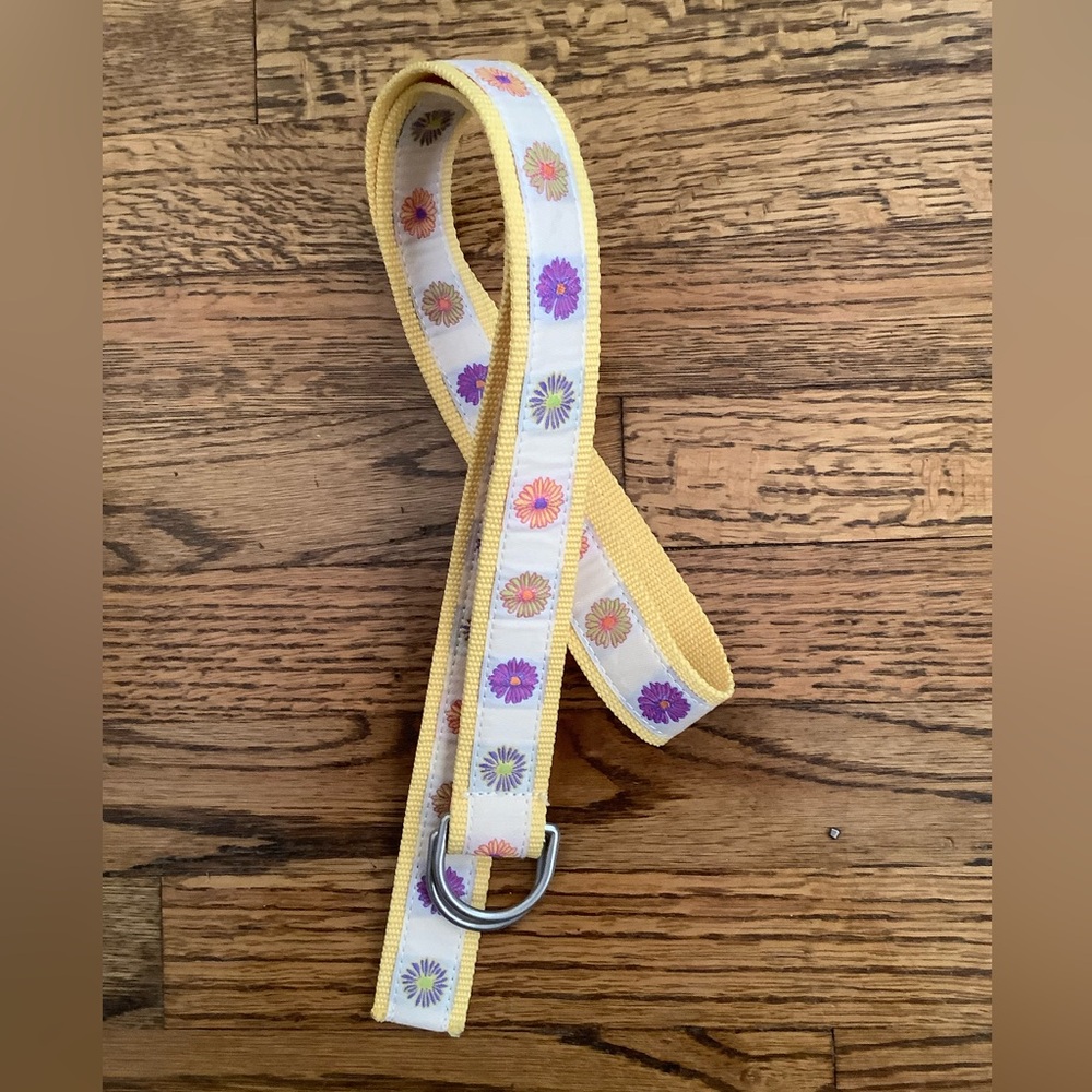 Vintage L.L. Bean Flowers Belt
